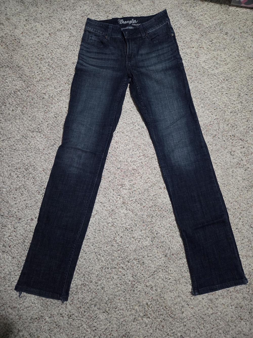 Wrangler Women's Straight Leg Jeans - Dark Indigo